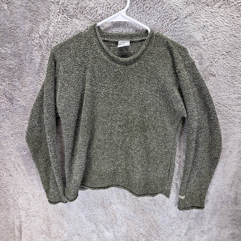Roll Neck Sweater Womens M Columbia Textured Knit Crewneck Pullover F04 AL 2111